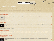 Tablet Screenshot of letrasdeflamenco.com